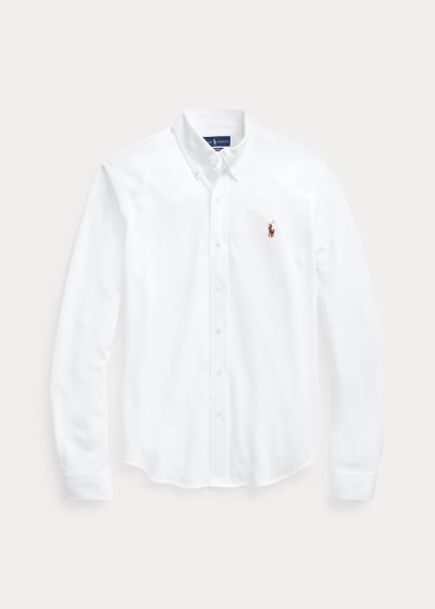 Polo Ralph Lauren Knit Oxford Skjorte Herre Danmark (FNPZA4395)